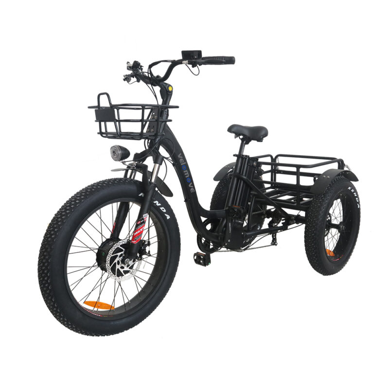 Adult All Terrain Step-Thru Fat Tire Electric Trike Tricycles