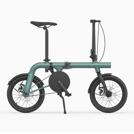 Sleek Minimalist 16-Inch Lightweight Folding Bike for City Living